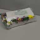 Artificial Pansy Flowers in Pots (6 Pack) - 5.9" Mini Fake Potted Plants with Small Plastic Pots, for Home Decor, Wedding, Office, Table DecorDesk, Patio Decoration