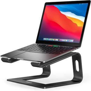 Nulaxy Laptop Stand, Ergonomic Aluminum Laptop Computer Stand, Detachable Laptop Riser Notebook Holder Stand Compatible with MacBook Air Pro, Dell XPS, HP, Lenovo More 10-15.6 Laptops
