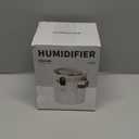 KIMMOO Rechargeable Portable Top Fill Humidifier, Smart Humidifiers for Bedroom, Night Light, 1.4L Cool Mist Humidifier for Office Home Plant Baby, 3-Speed Mist Control, Quiet, Auto Shut-Off (Beige)