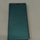 For Samsung Galaxy Z Fold 7 Case Wallet with RFID Blocking Card Holder, PU Leather Kickstand Protective Flip Phone Cover Fit for Galaxy Fold 7 8.0", Bluish Green