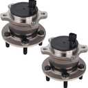Autoround Pair 512499 Rear Wheel Bearing and Hub Assembly Compatible with Ford Escape 2013-2019/ C-Max 2013-2018, Lincoln MKC 2015-2019 5-Lugs w/ABS