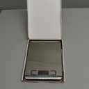 Food Scale, Kitchen Scales Digital Weight Food Grams and Ounces for Weight Loss Baking Cooking of NUTRI FIT, Max 11lb 1g Increment, Backlight LCD Smart Tare Stainless Steel, Easy to Use, AAA Battery (Silvery Grey)