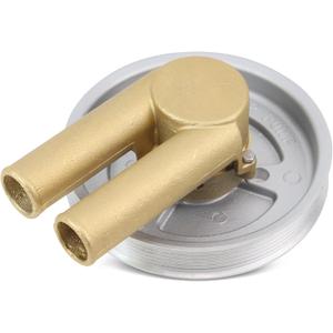 21214596 Raw Sea Water Pump With Double V Belt Pulley Compatible with Volvo Penta 4.3L 5.0L 5.7L V6 V8 GL GXI