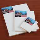 Creative Mark Mimik Recycled PET Cradled Canvas Panel 3/4" Depth - 8X10 Single Canvas - Medium-Textured Painting Board for Eco-Conscious Artists, 14.11 oz Triple-Acrylic-Primed Weight Mounted Canvas