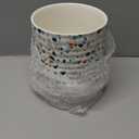 Kitchen Utensil Holder,7.2Extra Large Stable Terrazzo Marble Pattern Ceramic Utensil Crock,Utensil Organizer for Countertop,Kitchen Decor,Utensil Holder for Housewarming,Wedding Gift Blue