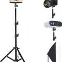 Tripod Stand, Mini Projector Stand,Lightweight Portable Projector Photography Stand Camera Tripod Adjustable Height 20" to 61" Floor Stand Holder, inculded 360 Rotatable Head Ball (Withstand 3pound)