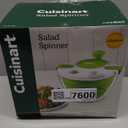 Cuisinart Large Spin Stop Salad Spinner- Wash, Spin & Dry Salad Greens, Fruits & Vegetables, 5qt, CTG-00-SAS1