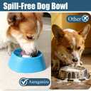Dog Lick Bowl with Rolling Ball Slow Feeder for Liquid Treats, Lick and Roll Bowl for Dogs, Bone Broth Yogurt Feeder, Post-Surgery Nutrition for Small and Medium Dogs