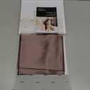 ZIMASILK 25 Momme 100% Pure Mulberry Silk Pillowcase for Hair and Skin Care, Highest Grade 6A Pillow Cases for Women, Long-Lasting Durablity, Gift for Women Men, 1Pc (Standard 20"x26", Grey Purple)