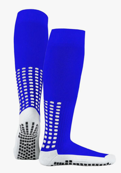 LUX Anti Slip Soccer Knee Socks,Non Slip Football/Basketball/Hockey Sports Grip Socks