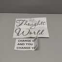 Change Your Thoughts And You Change Your World Wall Art Vinyl Decal Sticker