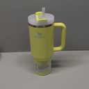 STANLEY Quencher H2.0 Tumbler with Handle and Straw 40 oz | Flowstate 3-Position Lid | Cup Holder Compatible for Travel | Insulated Stainless Steel Cup | BPA-Free | Pomelo