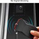 2Pcs Key Card Holder Compatible with Tesla Cybertruck 2023 2024 2025 Silicone Protector Cover Case Accessories Including Key Chain