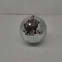 NuLink 8" Disco Ball Decor Hanging Mirror Ball for Big Party Decorations Wedding Home (Silver)