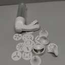 MAJCL Spritz Cookie Press with 12 Discs & 6 Piping Tips - Cookie Maker Kit for Baking Easy Cookies, Cheese Press & Sweet Decorations