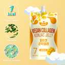 Vegan Collagen Konjac Jelly (Mango Flavor) 120g x 10 Packs  Low-Calorie Fruit Gel Snack, Gluten-Free, Plant-Based, 7 kcal per Pouch