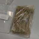 50 PCS #14 x 3 Wood Screws, Torx Drive Multi-Purpose Lag Screw with Modified Truss Head, Heavy-Duty Bronze Coated Wood Screw with a Star Bit