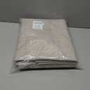 NICETOWN 100% Blackout Linen Curtains 90" Long for Bedroom, Thermal Insulated Living Room Curtains with Liner, Farmhouse Style Linen Blend Window Draperies for Dining Room (2 Panels, 52" W, Natural)