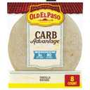 Old El Paso Carb Advantage Tortilla Rounds, 3g Net Carbs, 80 Calories, 8 Ct, 6.5 oz (EXP 07/10/26)