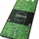 MIKAM Golf Putting Green Mat, Golf Putting Mat Indoor with Practice Alignment Lines, Portable Indoor Putting Green, Golf Practice Mat for Home Office, Golf Putting Mats Practice Indoor & Outdoor Use