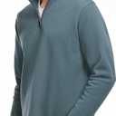 SAKS Fifth Avenue Men's Pique Quarter-Zip Pullover , Large