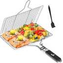 UNCO Stainless Steel Fish & Vegetable Grill Basket (Silver)