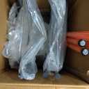 CosmoLiving by Cosmopolitan Metal Indoor Outdoor Planter Dome Large Planter Pot with Removable Stand, Set of 2 Planters 39", 46"H, Black