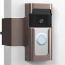 Anti Theft Ring Doorbell Mount: Metal Ring Apartment Door Mount Blink Doorbell Camera Holder No Drill - Renter Friendly Ring Doorbell Mount No Damage