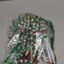 Tigeen 50 Pcs Christmas Candy Cane Pick Red Green White Christmas Tree Curly Pick Ornaments Xmas Candy Shape Tree Topper Decorations Home Office Crafts