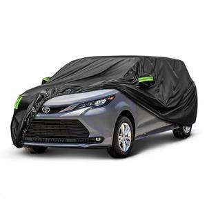 SaSupfe Waterproof 420D Oxford Fabric Car Cover fit Toyota Sienna - Reinforced PU Coating, All-Weather Protection, Easy to Install