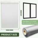 KISKIS 20 Mesh Air Vent Window Screen Mesh, 304 Stainless Steel Window Screen, Screen Door Mesh, Windows Screens and Screen Door Replacement, Patio Screen Mesh, DIY Projects,59INX10FT