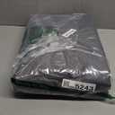 Vinyl Tablecloth with Flannel Backing-6 Pack Grey 60x84 Inch Waterproof PEVA Table Cloth Outdoor Plastic Table Sheets-Wipeable Spillproof Oilcloth Covers for Picnic Party Camping Dining