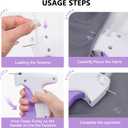 Stitch Gun for Clothes - Handheld Micro Stitch Tagging Gun Quick Clothing Fixer with 2,000 Black Fasteners & 2,000 White Fasteners & 6 Needles & 4 Brooch Pins, Easy Stitching Tool Fabric Gun