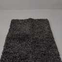 Yimobra Bathroom Rugs Non Slip Washable 24x17, Ultra Soft and Water Absorbent Bath Mats, Plush Fluffy Shower Mat Outside, Microfiber Thick Matts for Bathroom Floor/Sink, Light Gray and Black Gray