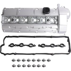 Aluminum Valve Cover Compatible with 1996 1997 1998 1999 2000 BMW 323is Z3 M 328i 528i M3 2.5L 2.8L 3.2L