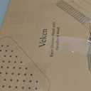 Veken 10" Luxurious All Metal Rain Shower Head with Handheld Spray Combo, High Pressure Rainfall Square Shower Heads with Extension Arm, Wide Dual Showerhead, Bathroom Accessories, Matte Black