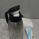 68oz Coffee Carafe Airpot Insulated Coffee Urn Stainless Steel Vacuum Thermal Pot Flask for Coffee, Hot Water, Tea, Hot Beverage - Keep 12 Hours Hot, 24 Hours Cold (Silver)