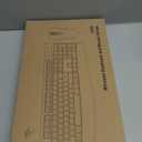 Wireless Keyboard and Mouse Combo, EDJO 2.4G Full-Sized Ergonomic Computer Keyboard with Wrist Rest and 3 Level DPI Adjustable Wireless Mouse for Windows, Mac OS Desktop/ Laptop/ PC