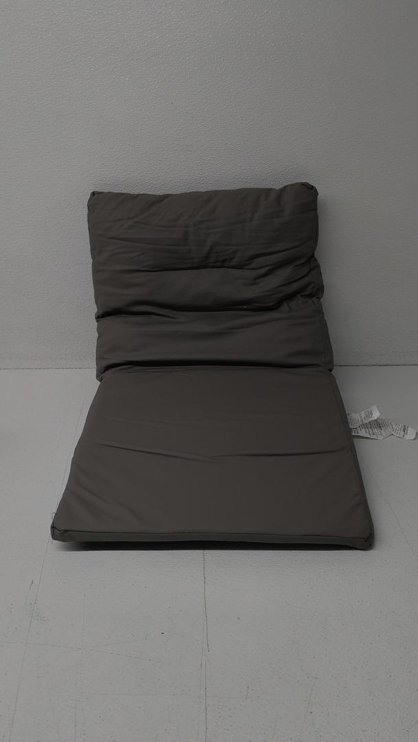 Outdoor Chair Cushion Grey 16.5x16x6 No Brand