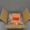 Autumn Alley Barn Door Rustic Square Farmhouse Tissue Box Cover, Farmhouse Bathroom Accessories, Rustic Bathroom Dcor Tissue Holder, Wood Tissue Box Cover with Galvanized Decor (Brown)