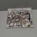 Wildflower Puzzles for Adults 1000 Pieces, PICKFORU Vintage Flower Book Puzzle, Wildflower Pages Jigsaw Puzzle for Book Lover, Floral Art Bookshelf Library Puzzles