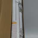 Closet Rods for Hanging Clothes, 17 to 84 Inch Heavy Duty Stepless Adjustable Closet Hanging Rod, 1.3 Inch Diameter Metal Closet Rod for Wardrobes Laundry Bedroom RV, White