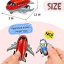 Vileafy 18 Toy Airplanes, Mini Pull Back Toys for Kids 3-5 Years Old Plane Party Favors, Treasure Box Prizes, Goodie Bag Stuffers, Small Toddler Airplane Toys for Classroom or Birthday