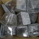 24PCS Square Chair Leg Floor Protectors, Furniture Sliders, Chair Leg Protectors for Hardwood Floors, Non-Slip Felt Furniture Pads, Silicone Cap Covers to Protect Floors, (Fit 1.1" - 1.5")