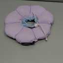 Cat Cone Collar,Cute Waterproof Cat Recovery Collar,Anti-Bite Lick Wound Healing Safety Elizabethan e Collar for Cats,Purple Flower All-Season Style