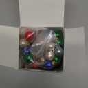 Kathfly Mini Multicolor Christmas Ball Ornaments Small Vintage Ball Ornaments for Christmas Tree Plastic Decoration for Seasonal Decor Party Holiday Indoor Wedding Decor, 0.6 Inch(80 Pcs)