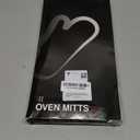 KEGOUU Oven Mitts and Pot Holders 6pcs Set, Kitchen Oven Glove High Heat Resistant 500 Degree Extra Long Oven Mitts and Potholder with Non-Slip Silicone Surface for Cooking (Grey) (Gray)