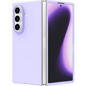 tharlet Compatible with Samsung Galaxy Z Fold 7 Case, Slim Fit Full Protection Case for Women Girls, Ultra Thin Shockproof Hard PC Anti Scratch Protective Cover for Galaxy Z Fold 7 2025 (Purple)