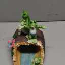 Pandaxing Frog Statue Gutter Downspout Extensions, Rain Gutter Downspout Splash Block Extender Cover Sculpture Decorative, 3" 4" for Type A