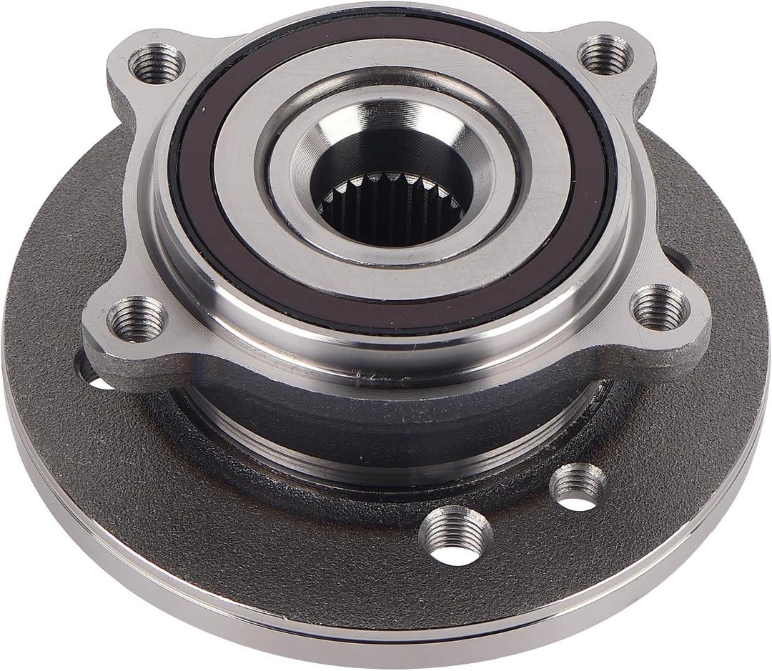 KUSATEC 513226 Front Wheel Bearing and Hub Assembly Compatible with 2002-2006 Mini Cooper, 4 Lug Bolts w/ABS